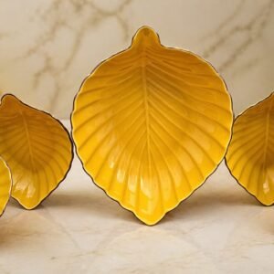 Royal Leaf Dessert Bowl Set