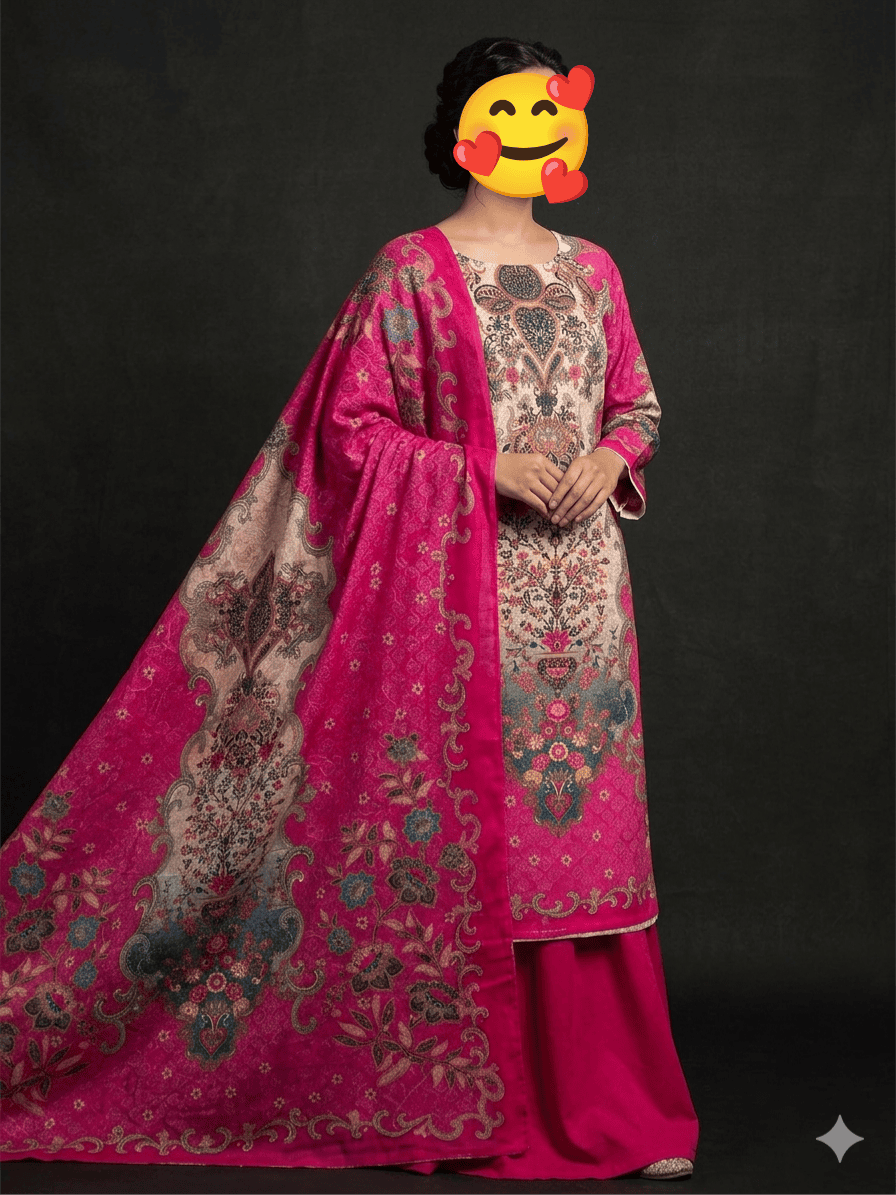 ডিজিটাল সিকুয়েন্স সিল্ক ফেব্রিক - Image 3